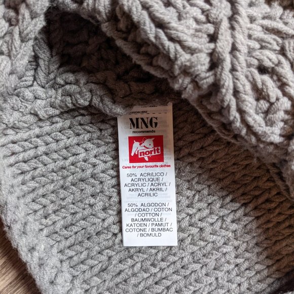 EUC (XS) - MNG Coarse Weave Crochet Cardigan - Picture 4 of 5